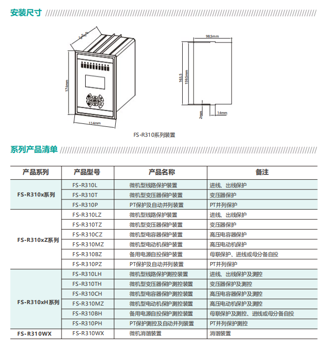 环网柜专用保护装置(图3)